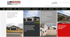 Desktop Screenshot of garagedoorcentre.co.nz